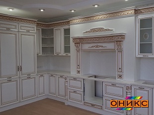 Каменная столешница из листового акрила с вклеенной мойкой "Лацио"